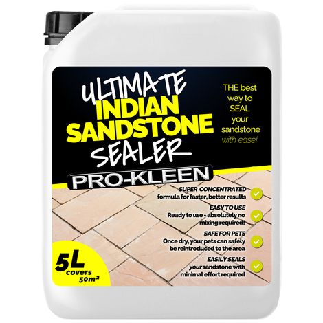 ProKleen Ultimate Indian Sandstone Sealer - Patios, Driveways, Paths & More